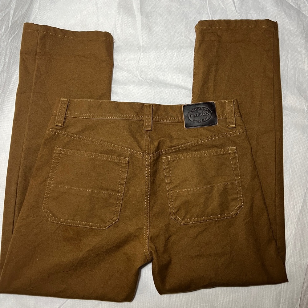 C.C. FILSON CO. NEW! DRY TIN CLOTH Dark Gray Slim Pants in RAVEN Sz 30x30 NWOT!